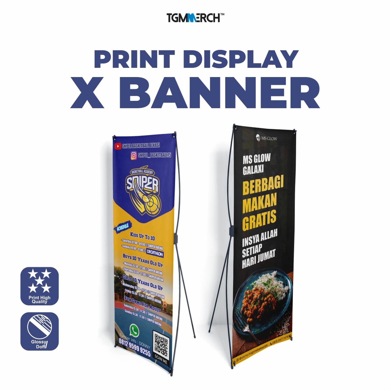 X Banner 60 x 160 cm Flexy 440 gr
