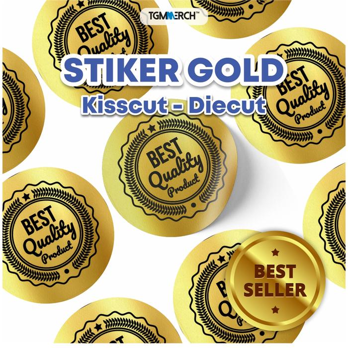 Stiker Gold Matt
