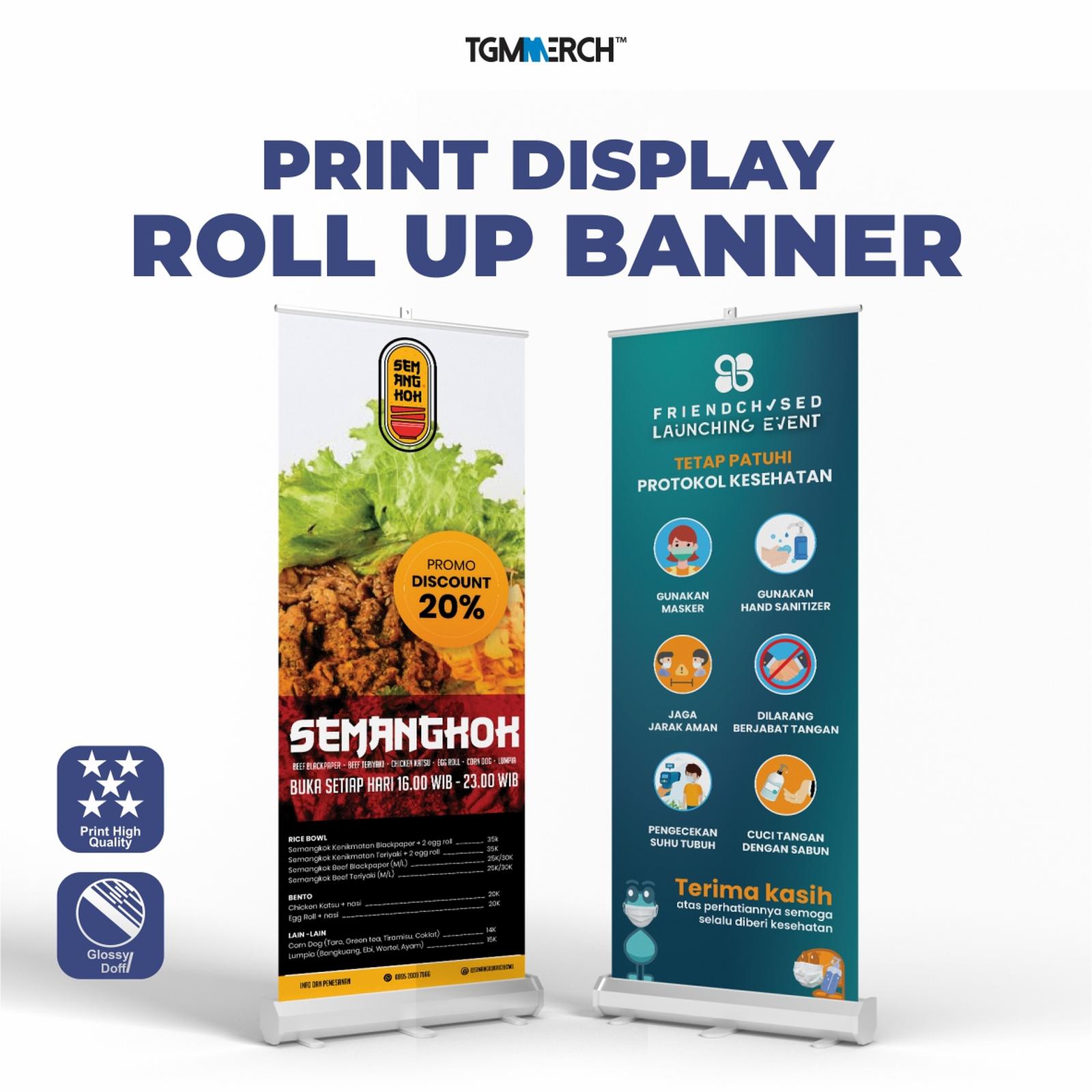 Rollup Banner 80 x 200 Flexy 440 gr